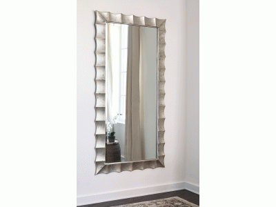 Laasya Antique Silver Finish Accent Mirror