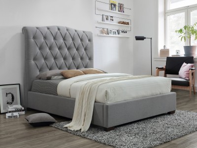 Candace Bed - Grey