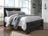 Longo - Black - Queen Panel Bed 