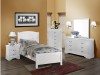 Hamilton - 5PC White Sleigh Bedroom Set