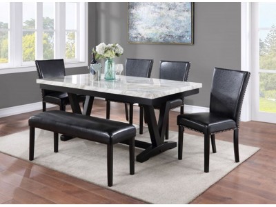 Miken 5 Pc Dining Table Set 