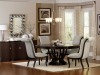 Angeles Forma Round Dining Table Set 