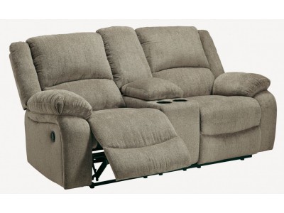 Draycoll - Reclining Loveseat with Console