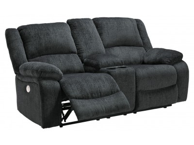 Draycoll - Power Reclining Loveseat with Console