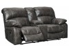 Dunwell - Power Reclining Loveseat with Console