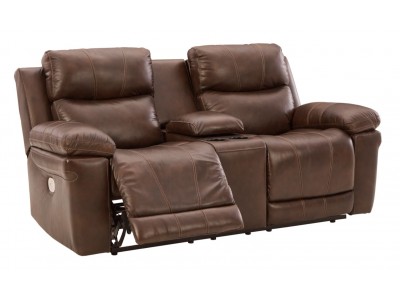 Edmar - Power Reclining Loveseat with Console