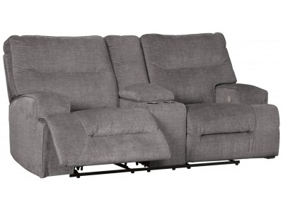 Coombs - Power Reclining Loveseat with Console