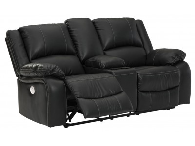 Calderwell - Power Reclining Loveseat with Console