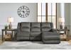 Benlocke - 3 Piece Reclining Sectional with Chaise
