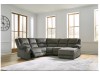 Benlocke - 5 Piece Reclining Sectional with Chaise