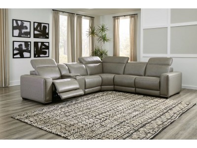  Correze - 6 Piece Power Reclining Sectional with Chaise