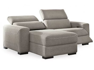 Mabton - 2 Piece Power Reclining Sectional with Chaise