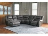 Nantahala - 5 Piece Reclining Sectional with Chaise