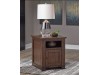  Budmore - End Table with USB Ports & Outlets