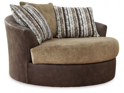 Alesbury - Oversized Swivel Accent Chair