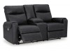 Axtellton - Power Reclining Loveseat with Console