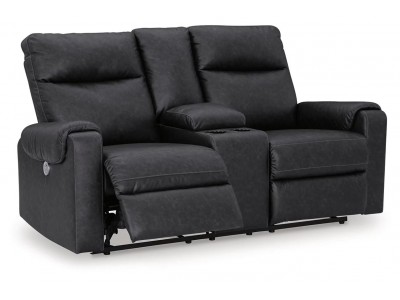 Axtellton - Power Reclining Loveseat with Console