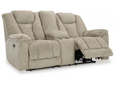 Hindmarsh - Power Reclining Loveseat with Console