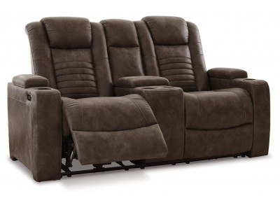 Soundcheck - Power Reclining Loveseat with Console