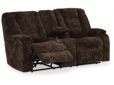 Soundwave - Reclining Loveseat with Console