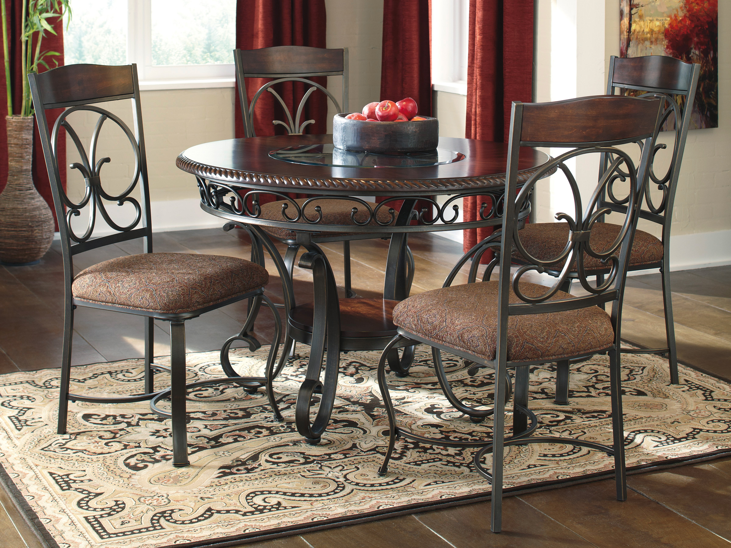 77a32977, Old World Round Dining Room Sets