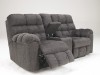 Acieona - Reclining Loveseat with Console