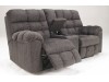 Acieona - Reclining Loveseat with Console