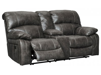 Dunwell - Power Reclining Loveseat with Console