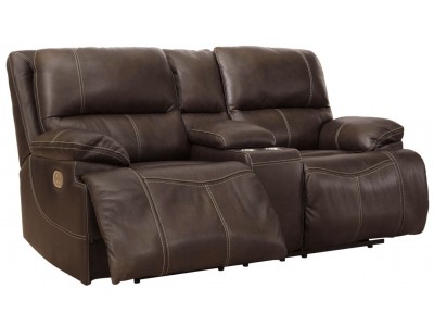 Ricmen - Power Reclining Loveseat with Console